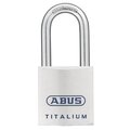 Abus 80TI by 40HB40 C KD Titalium Aluminum Alloy Keyed Different Padlock AB1963